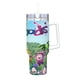 thumbnail image 2 of Oddbods Vaso aislado de acero inoxidable con asa, diseño temático, regalo para familia, amigos y fans; incluye pajita y encaja en el portavasos estándar, 40 oz, 2 of 6