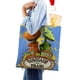 thumbnail image 4 of Dinosaur Train Bolso de tela con estampado de lienzo para mujer, bolsa de compras reutilizable y estética, con cremallera interior, regalo para mujer, 35 × 40 cm., 4 of 6