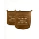 thumbnail image 1 of Juego 2 De Cestas De Ropa 45Cmx50Cm Color Marron, 1 of 4