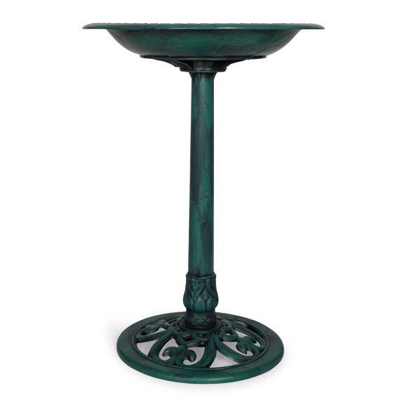 Bañera para aves BACKYARD EXPRESSIONS 69 cm Verde Resistente a la intemperie