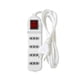 thumbnail image 1 of Zapatilla Alargador 3mt 4 Entradas Con Switch Blanco, 1 of 3
