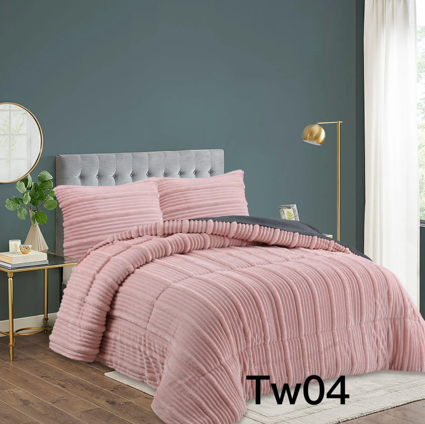 Todostore - Plumon De Invierno Texturizado Con Chiporro 2 Plazas