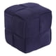 thumbnail image 3 of Taburete otomano reposapiés, asiento moderno para niños, taburete otomano estable para pies, taburete pequeño para casa, apartamento, sala de juegos, azul oscuro, 3 of 5