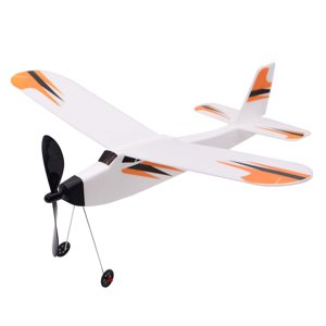 Magideal - Modelo De Avión De Juguete Con Banda De Goma, Avión Con Motor, Capacidad Práctica, Ligero, Portátil, Elástico, Modelo De Avión Con Motor Para Patio De