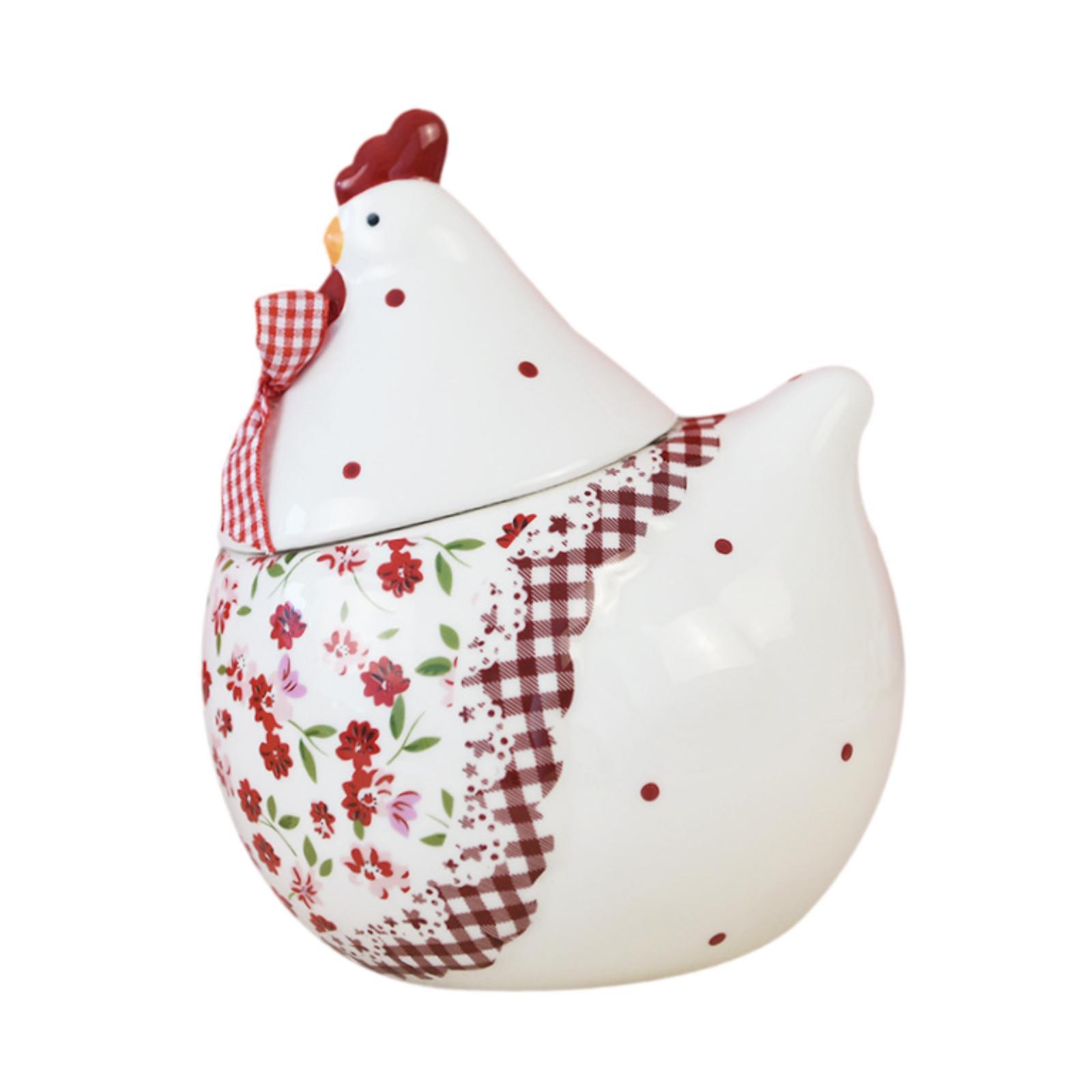 Magideal - Tarro Decorativo De Almacenamiento De Cerámica, Latas De Azúcar, Botes De Cocina Portátiles, Recipiente De Lata Para Artículos Diversos Sueltos Para E