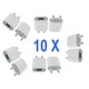 thumbnail image 2 of 10x Pack Cargador Adaptador Enchufe Usb Carga Celular Gps, 2 of 7