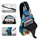 thumbnail image 4 of Rob el Robot Riñonera Bandolera con Estampado Integral para Hombres y Mujeres, Bolso Cruzado Gráfico de Tendencia, Mochila de Hombro Streetwear para Ciclismo y Deportes, Riñonera Versátil Casual, 4 of 6