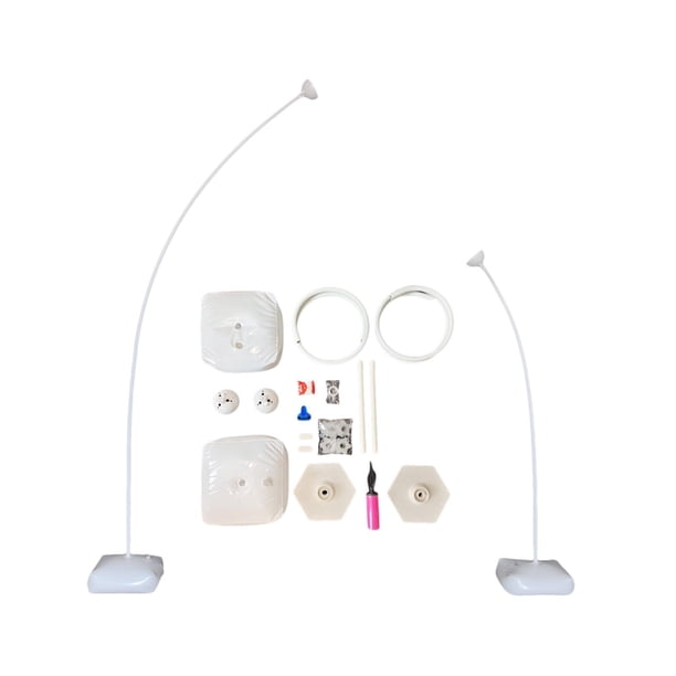 Marco de soporte para arco de globos ajustable, fácil instalación, soporte para aro de globos DIY para con accesorios