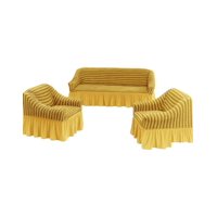 Genérico - Set De Fundas Turkas Texturizadas 3+1+1 D6.1