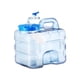 thumbnail image 5 of Contenedor de agua Jarra de agua portátil con asa Tanque de agua Barril de almacenamiento de agua a prueba de fugas Portabotellas de agua para acampar , 7.5L, 5 of 5