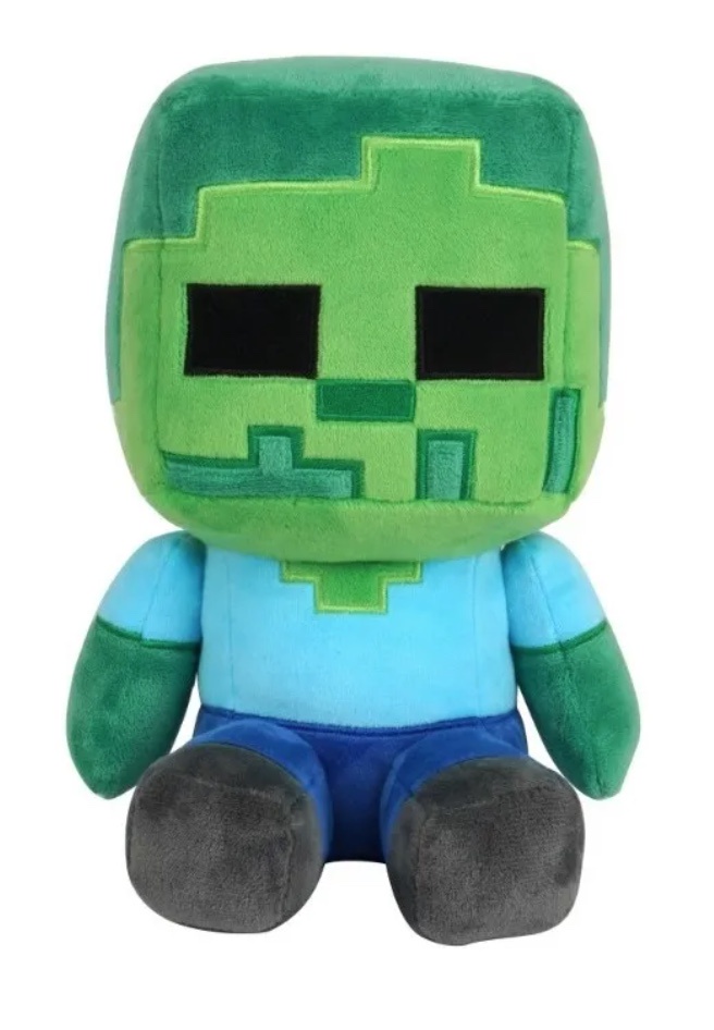 Atlas - Peluches Minecraft Zombie Steve Creeper 30Cm