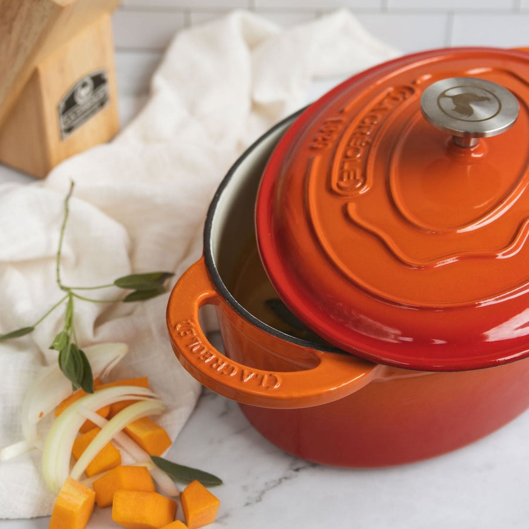 La Créole - Cacerola Naranja 24 Cms. Oval