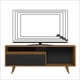 thumbnail image 4 of Rack TV 60" Boston Home Mobili, 4 of 4