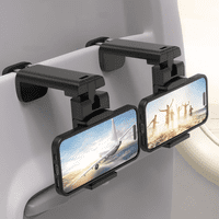 Xusx111 - Soporte De Teléfono De 2 Piezas - Soporte Rotativo De Teléfono De Avión De 360 ° Para Viajes, Escritorio Y Vuelo | Soporte De Teléfono Ajustable Manos Libres | Accesorios Esenciales Para Via