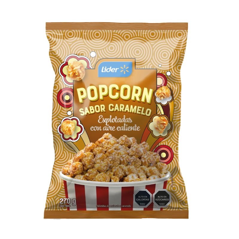 Pop Corn Caramelo 270 g Lider