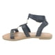 thumbnail image 2 of Sandalia Chalada Mujer Alki-2 Negro Plana, 2 of 4