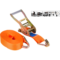 Genérico - Eslinga De Amarre 10 Mts Límite De Carga 2500Kilos Naranja