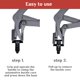 thumbnail image 3 of Pinzas para grapas de auto Paayfolla, herramienta para retirar sujetadores plásticos, 3 of 7