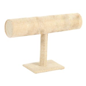 Magideal - Soporte De Exhibición De Joyería Elegante Para Organización En El Hogar, Resistente, Beige, 23X10X15Cm