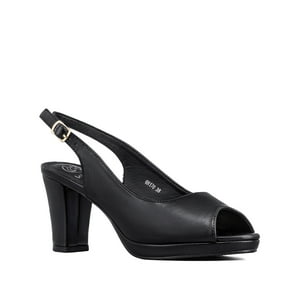 Zapato Elegante Talón Libre Peep Toe Mujer Weide Gh170