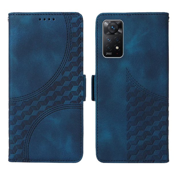 Carcasa FOXDOCK Xiaomi Redmi Note 11 Pro 4G/5G de cuero PU, diseño acolchado clásico, protección contra caídas y rayones