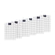 thumbnail image 4 of Pack 6 Individuales de mesa Nautica Home 45x30cm blanco a cuadros, 4 of 5