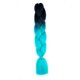 thumbnail image 1 of Xiao Hua Extensiones de cabello trenzado de ganchillo, 3 piezas, 23.6 pulgadas de largo, resistentes al calor, trenzadas de ganchillo, preestiradas, sin nudos, para peinado DIY, B62, 1 of 3