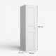 thumbnail image 2 of Closet Metalico 1 puerta - White BC-9, 2 of 6