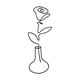 thumbnail image 2 of Adorno Colgante De Pared Para El Día De La Madre, Regalo Interior, Figura De Flor Para Dormitorio, Flor De Lian, 2 of 3