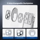 thumbnail image 5 of Kit De Funda Para Teléfono Compatible Con Iphone 17 Pro Silver, 5 of 9