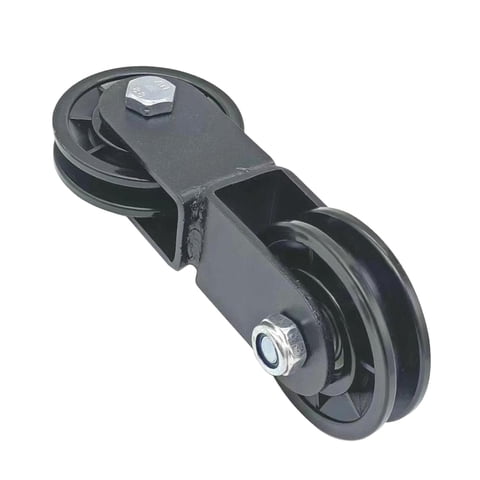 Ioensy - Polea Doble De Fácil Instalación Para Levantamiento De Pesas, Repuestos Profesionales Para Fitness, Polea Cruzada De 70 Mm