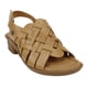 thumbnail image 3 of Sandalia Exs Trenzada Cuero Camel, 3 of 6