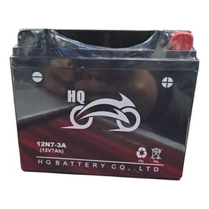 Genérico - Bateria Moto 12N7-3A / 12N7A-3A Honda Cb1 / Storm / Cgl 125 Negro