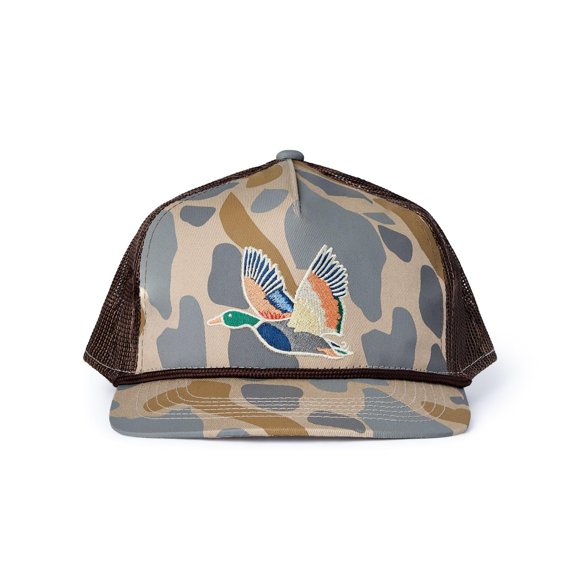Gorra Retro Camuflaje con Pato Burlebo