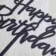 thumbnail image 2 of Adorno para tartas AMINJIE Happy Birthday, acrílico negro, 2 of 5