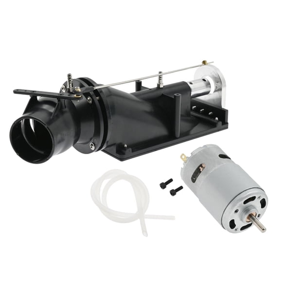 40mm RC Jet Boat Motor Spray Thruster Para RC Boat Jet Repuestos Negro