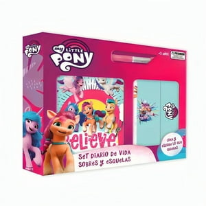 Set Diario Con Lápiz, Sobres Y Esquelas 23X20Cm My Little Pony – Hasbro