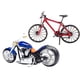 thumbnail image 2 of 1/64 Pintado Motocicleta Bicicleta Modelo Diorama Figuritas Buliding Escenas Decoración, 2 of 5