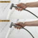 thumbnail image 4 of Rociador de bidé para inodoro con presión de agua ajustable, kit de rociador de bidé de mano, juego de rociador de bidé para inodoro fácil de instalar, bidé de mano de acero inoxidable, rociador para, 4 of 7
