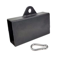 Magideal - Bloque Con Accesorios De Mosquetón, Fácil De Usar, Entrenamiento De Fuerza De Sujeción Colgante Profesional Para Fitness, Entrenamiento De Antebrazo, B