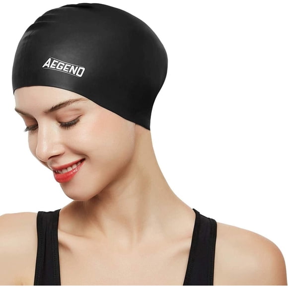 Gorro de Natación Aegend de Silicona para Cabello Largo