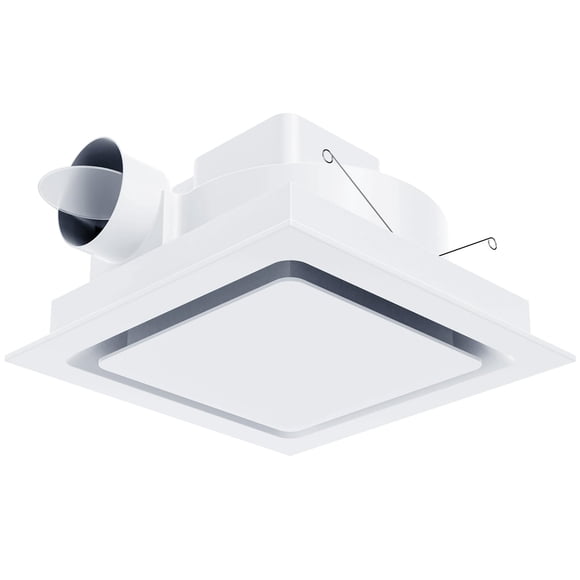 Extractor De Baño 12 Paneles 130 M³ h 1 0 Sones Blanco