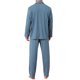 thumbnail image 3 of INSPIRE CHIC Conjunto de Pijamas para Hombre de 2 Piezas con Bolsillo y Botones de Manga Larga Talla L Azul Caqui, 3 of 5