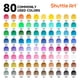 thumbnail image 3 of Set de 80 lápices de colores de mina suave Shuttle Art, 3 of 8