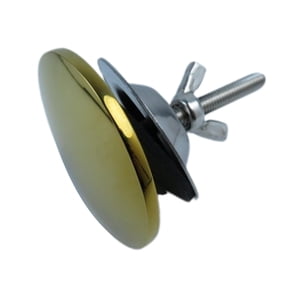 Magideal - Tapa Del Orificio Del Fregadero De La Cocina, Tapón Del Orificio Del Grifo Del Fregadero, Dispositivo De Cocina, Tapón De Metal De Acero Inoxidable, C Oro