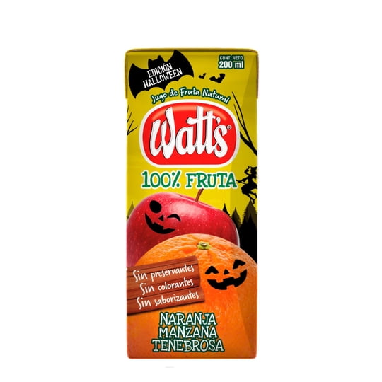 Jugo Naranja Manzana Caja 200 ml Watt'S