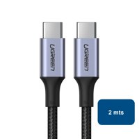 Ugreen - Cable Usb-C 100W Pd Negro Modelo Us316 2Mts