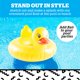 thumbnail image 2 of Pato gigante hinchable Pool Float BigMouth Inc., 160 cm de ancho, 2 of 5