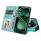 thumbnail image 5 of Funda tipo cartera FOXDOCK para OPPO Find X6 Pro , diseño girasol en relieve, cuero PU, cierre magnético, soporte y tarjetero, 5 of 5