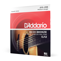 Set Cuerdas Guitarra Acústica 13-56 Ej12 Daddario